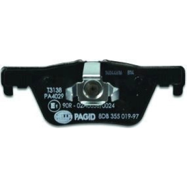 Hella Pagid | Bremsbelagsatz, Scheibenbremse | 8DB 355 019-971