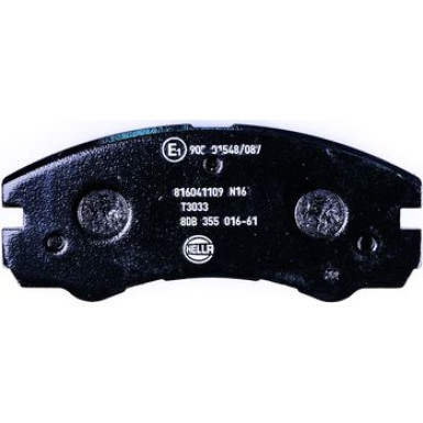 Hella | Bremsbelagsatz, Scheibenbremse | 8DB 355 016-611
