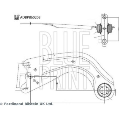 Blue Print | Lenker, Radaufhängung | ADBP860203