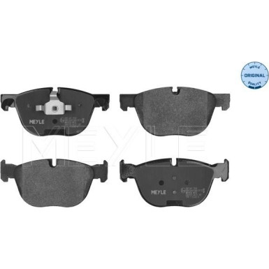 025 241 7019 Bremsbelagsatz, Scheibenbremse MEYLE-ORIGINAL: True to OE.
