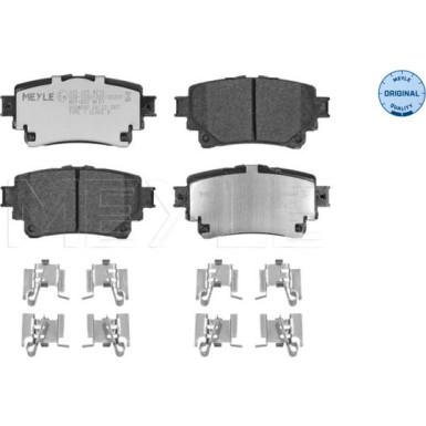 Meyle Bremsbelagsatz, Scheibenbremse MEYLE-ORIGINAL: True to OE 025 205 8215
