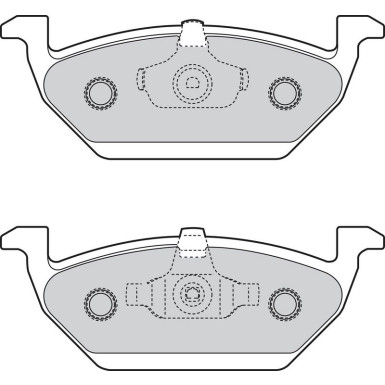 Valeo Bremsbelagsatz, Scheibenbremse ESSENTIAL 302029