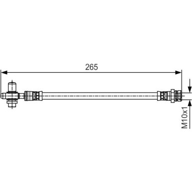 BOSCH | Bremsschlauch | 1 987 481 519