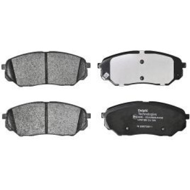 Delphi Bremsbelagsatz, Scheibenbremse LP3186