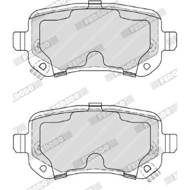 Ferodo Bremsbelagsatz, Scheibenbremse PREMIER FDB4196