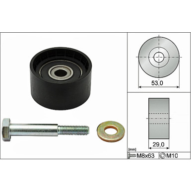 532 0287 10 Umlenk-/Führungsrolle, Zahnriemen
