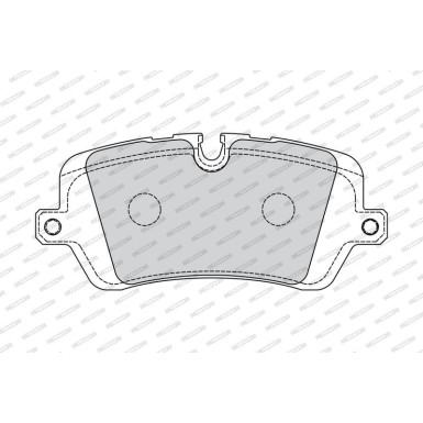 Ferodo Bremsbelagsatz, Scheibenbremse FUSE+ Technology FDB4678