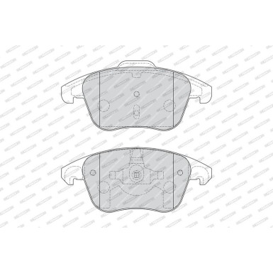 Ferodo | Bremsbelagsatz, Scheibenbremse | FDB1972 Ferodo | Bremsbelagsatz, Scheibenbremse | FDB1972