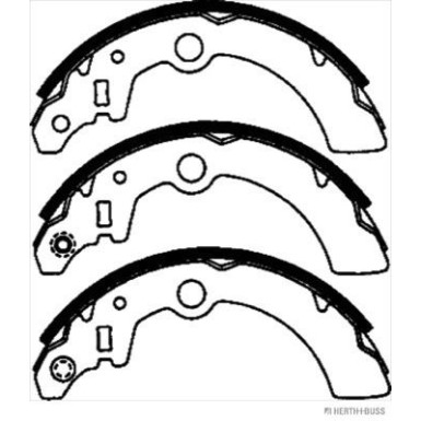 J3508025 Bremsbackensatz