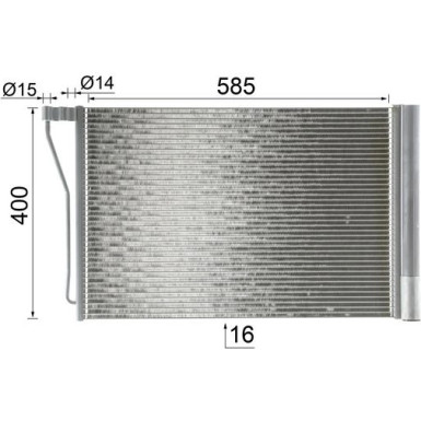 AC 781 000P Kondensator, Klimaanlage BEHR *** PREMIUM LINE ***