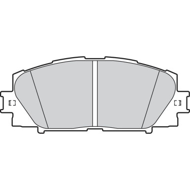 Valeo Bremsbelagsatz, Scheibenbremse ESSENTIAL 302334