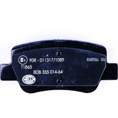 Hella | Bremsbelagsatz, Scheibenbremse | 8DB 355 014-641