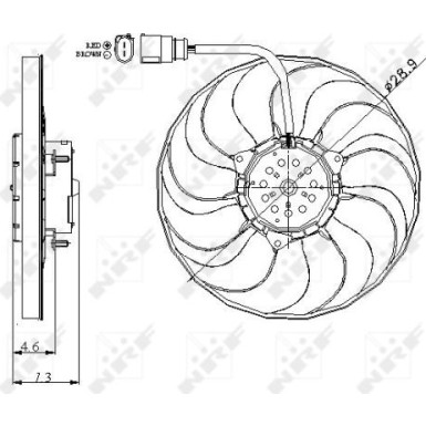 47381 Lüfter, Motorkühlung