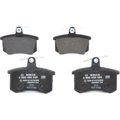 BOSCH | Bremsbelagsatz, Scheibenbremse | 0 986 494 059