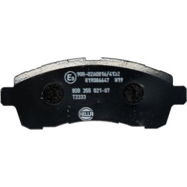 Hella | Bremsbelagsatz, Scheibenbremse | 8DB 355 021-871