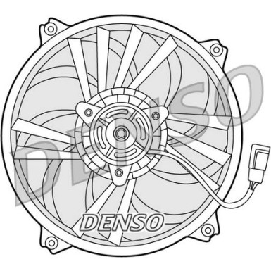 Denso | Lüfter, Motorkühlung | DER21015