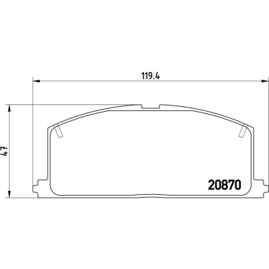 Brembo Bremsbelagsatz, Scheibenbremse PRIME LINE P 83 011