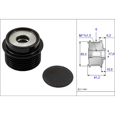 535 0231 10 Generatorfreilauf