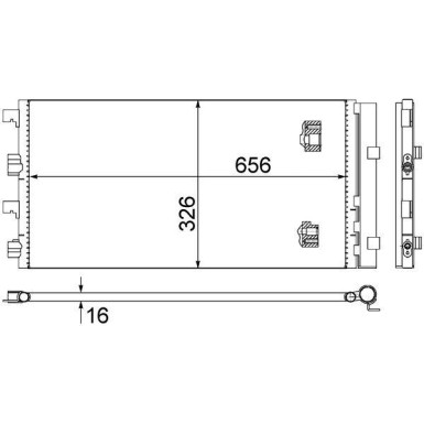 Mahle | Kondensator, Klimaanlage | AC 724 000S