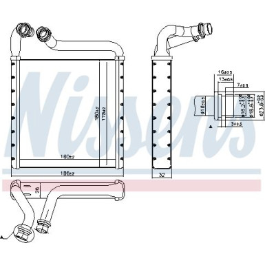 73994 Wärmetauscher, Innenraumheizung 73994 Wärmetauscher, Innenraumheizung