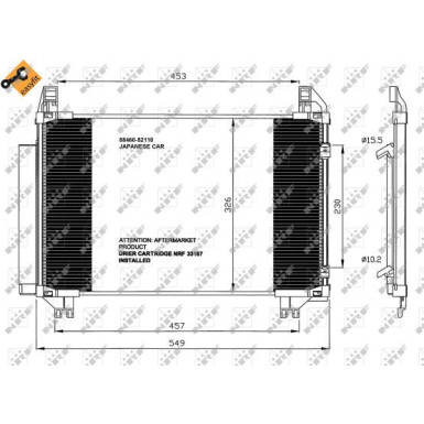 35652 Kondensator, Klimaanlage EASY FIT