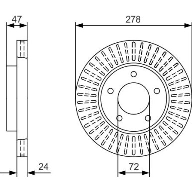 0 986 479 A52 Bremsscheibe