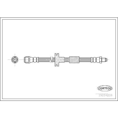 Corteco | Bremsschlauch | 19034259