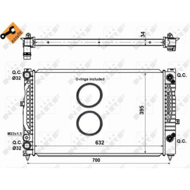 529504 Kühler, Motorkühlung EASY FIT 529504 Kühler, Motorkühlung EASY FIT