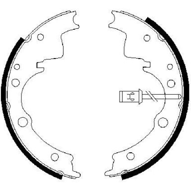 0 986 487 375 Bremsbackensatz