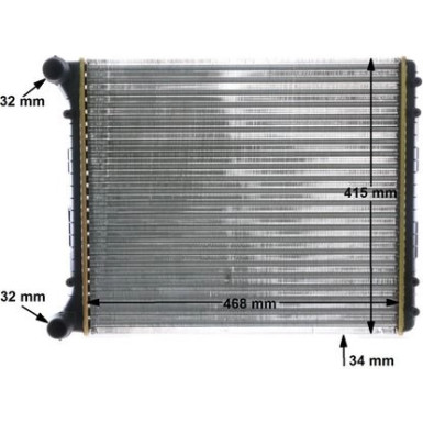 Mahle | Kühler, Motorkühlung | CR 1418 000S