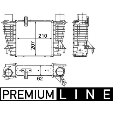 Mahle | Ladeluftkühler | CI 264 000P