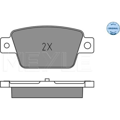 Meyle Bremsbelagsatz, Scheibenbremse MEYLE-ORIGINAL: True to OE 025 237 1418