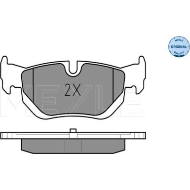 Meyle Bremsbelagsatz, Scheibenbremse MEYLE-ORIGINAL: True to OE 025 239 2617