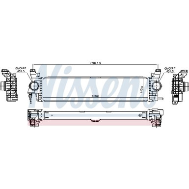96016 Ladeluftkühler ** FIRST FIT ** 96016 Ladeluftkühler ** FIRST FIT **