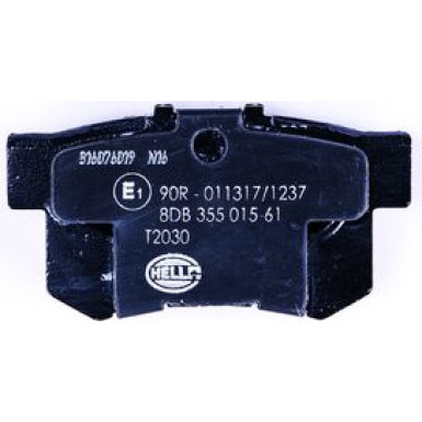 Hella | Bremsbelagsatz, Scheibenbremse | 8DB 355 015-611