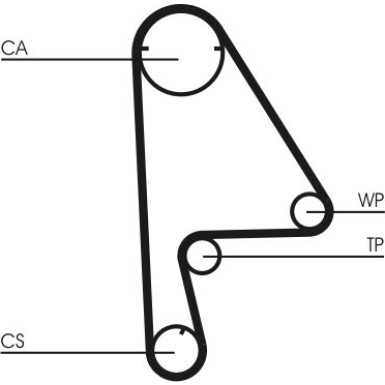 CT862WP1 Wasserpumpe + Zahnriemensatz