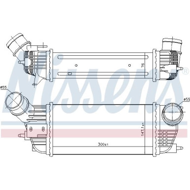 96497 Ladeluftkühler ** FIRST FIT **