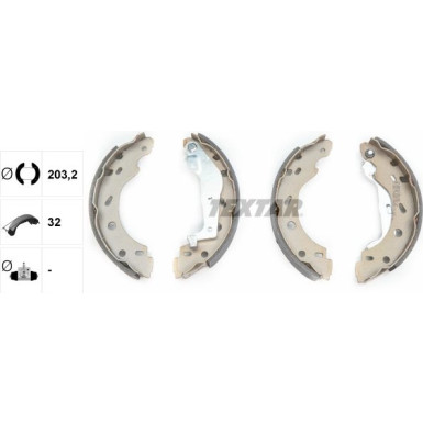 91057400 Bremsbackensatz