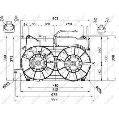 47673 Lüfter, Motorkühlung