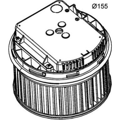 Mahle | Innenraumgebläse | AB 262 000P