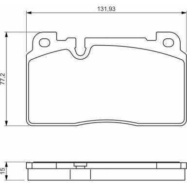 0 986 494 702 Bremsbelagsatz, Scheibenbremse