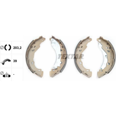 91061600 Bremsbackensatz