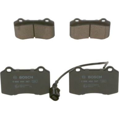 BOSCH | Bremsbelagsatz, Scheibenbremse | 0 986 494 367