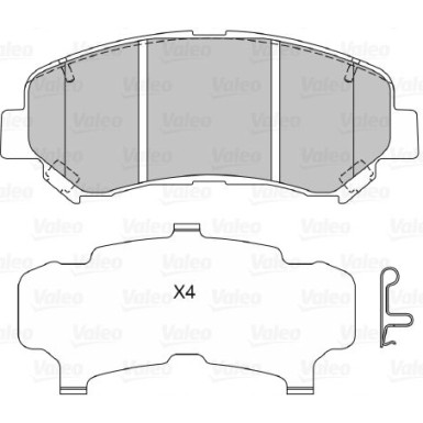 601067 Bremsbelagsatz, Scheibenbremse