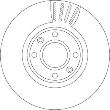 TRW | Bremsscheibe | DF4813S