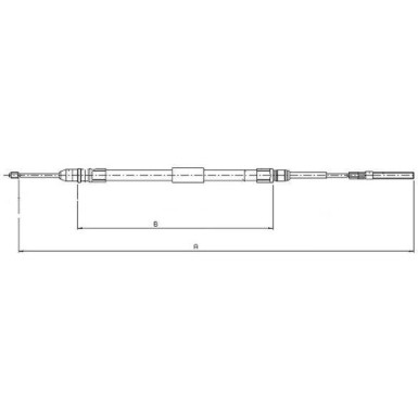44008700 Seilzug, Feststellbremse