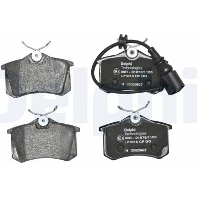 LP1815 Bremsbelagsatz, Scheibenbremse