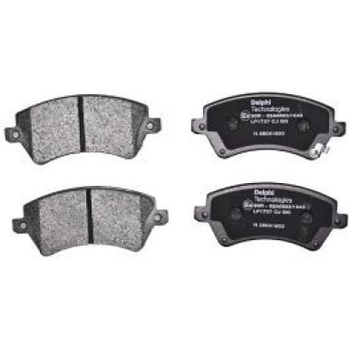 Delphi Bremsbelagsatz, Scheibenbremse LP1737