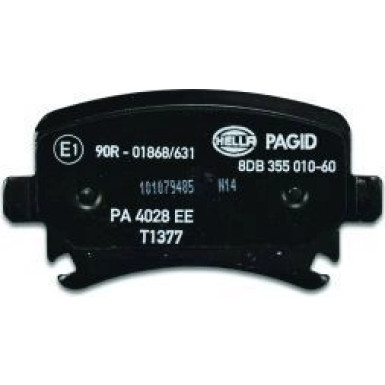Hella Pagid | Bremsbelagsatz, Scheibenbremse | 8DB 355 010-601