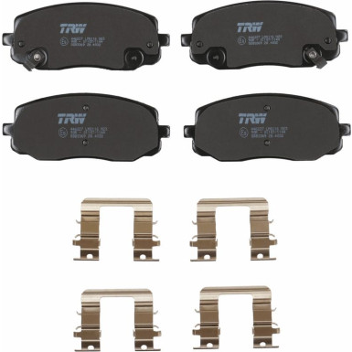 TRW | Bremsbelagsatz, Scheibenbremse | GDB3369